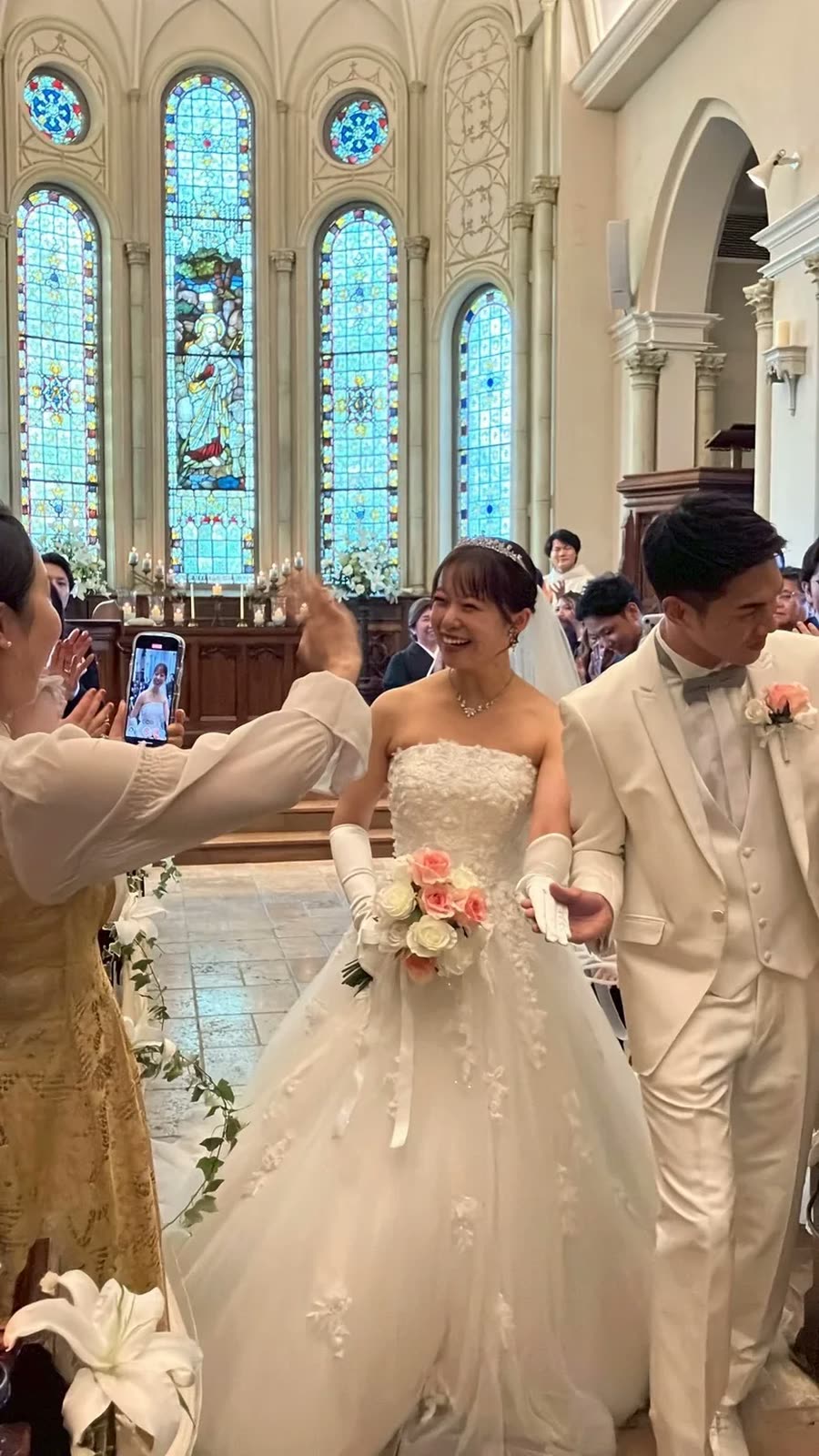 結婚式当日の写真（VOICE 21）